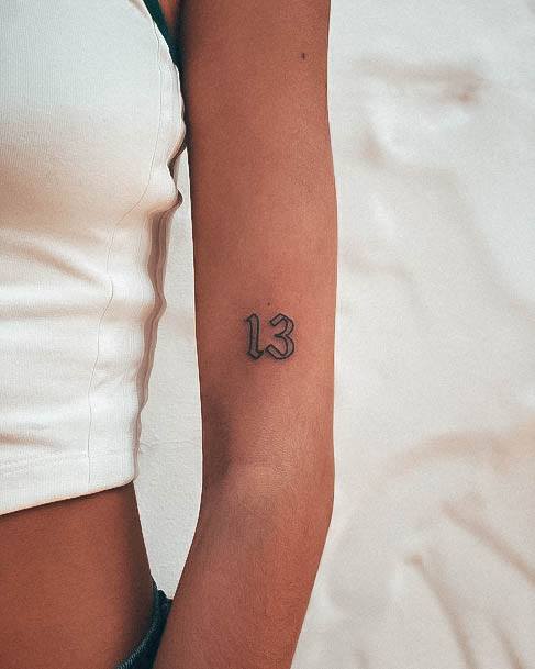 tattoo fancy number fonts