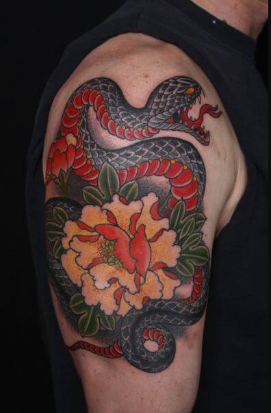 Snake Arm Tattoo