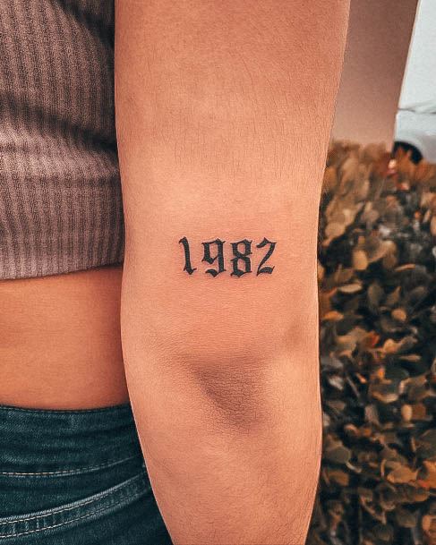 tattoo fancy number fonts