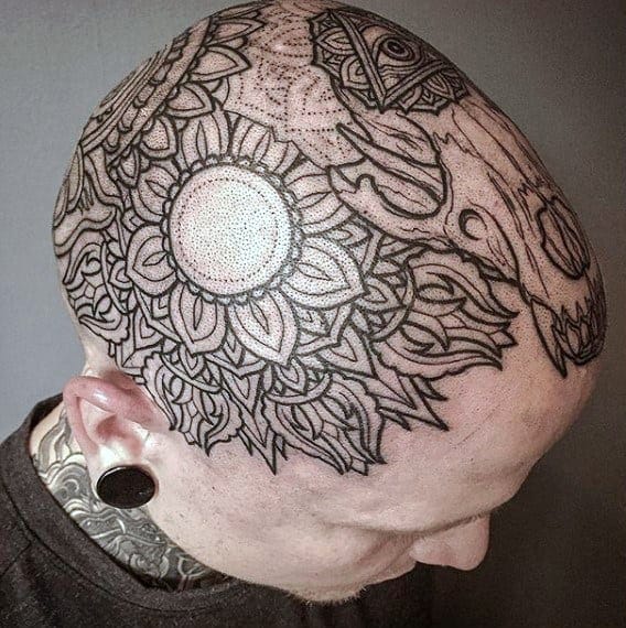 head tattoo