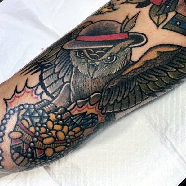 Mystical Owl Tattoo