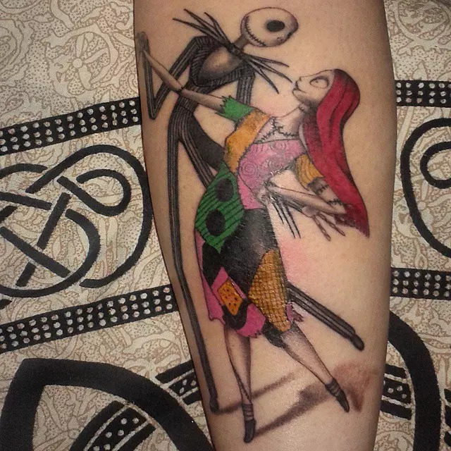 Jack and Sally Tattoo