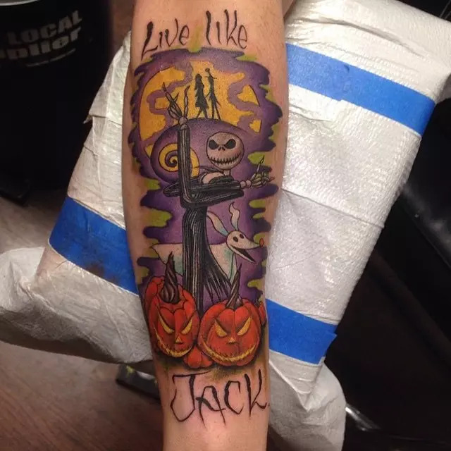 Jack and Sally Tattoo