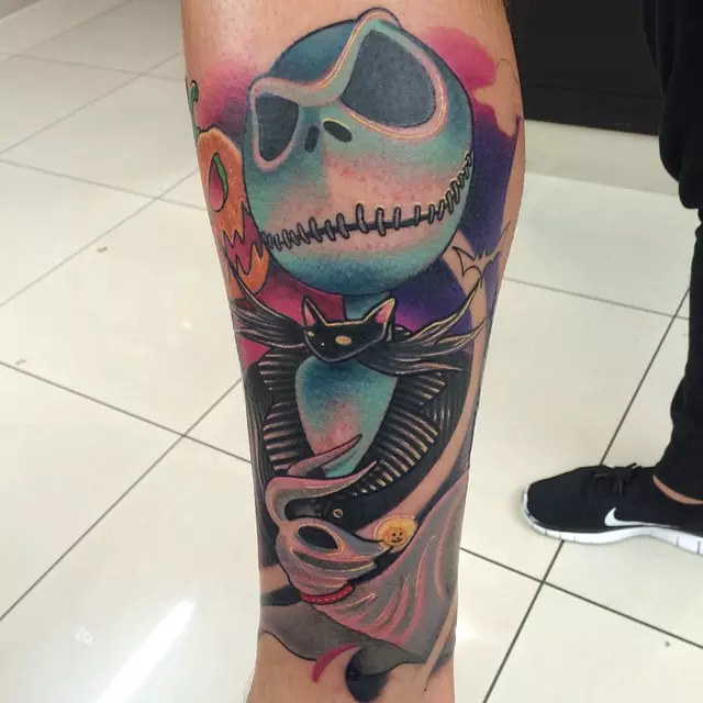 Jack and Sally Tattoo