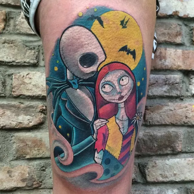 Jack and Sally Tattoo