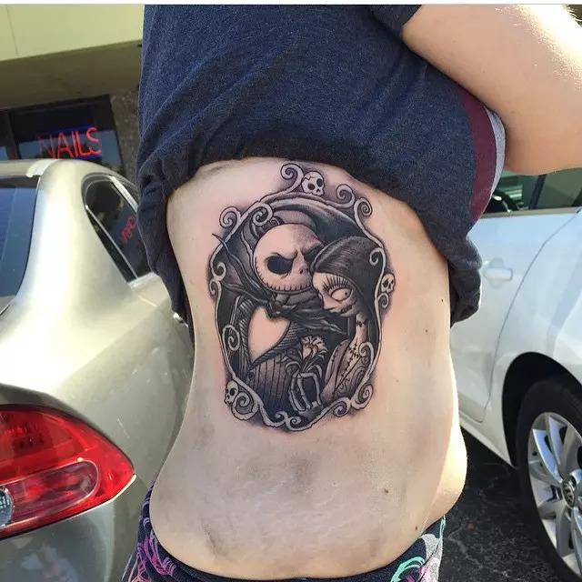 Jack and Sally Tattoo