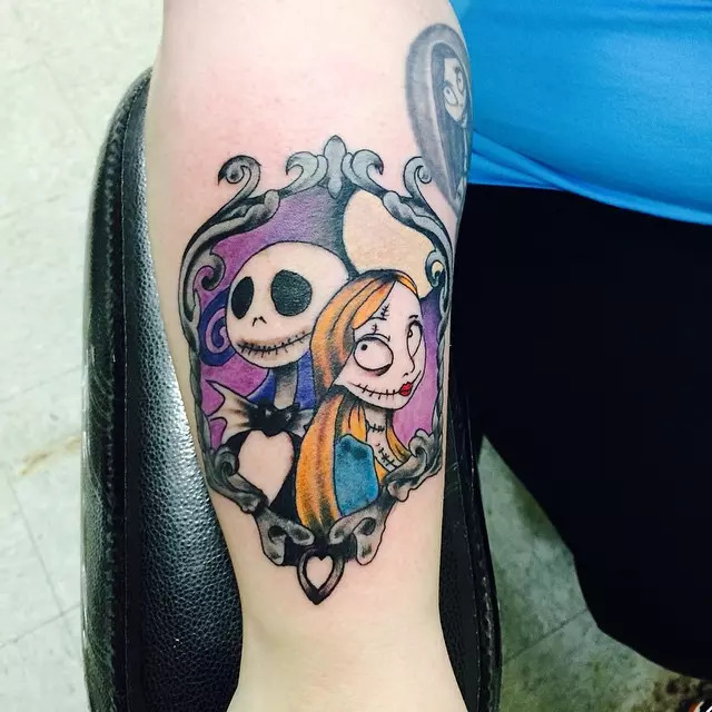 Jack and Sally Tattoo