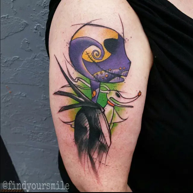 Jack and Sally Tattoo