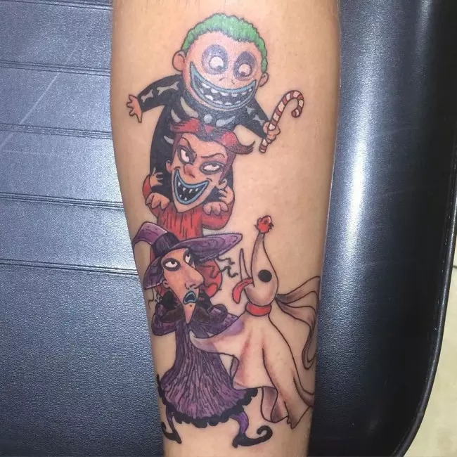 Jack and Sally Tattoo