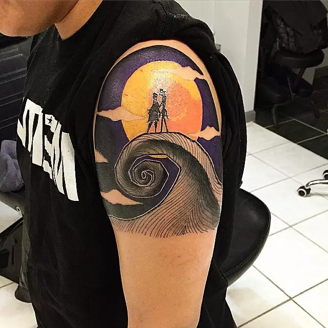 Jack and Sally Tattoo