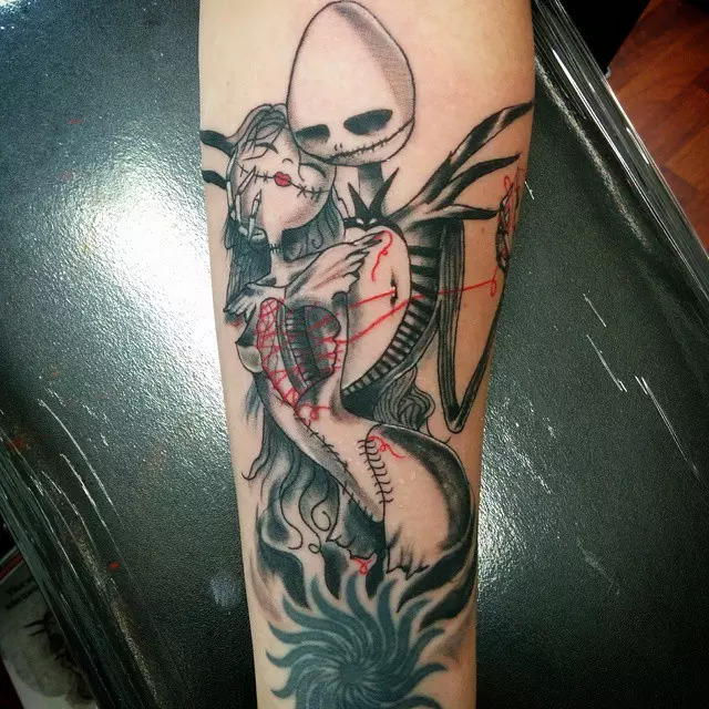 Jack and Sally Tattoo