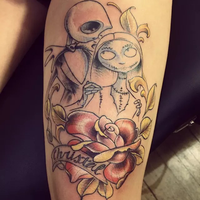 Jack and Sally Tattoo