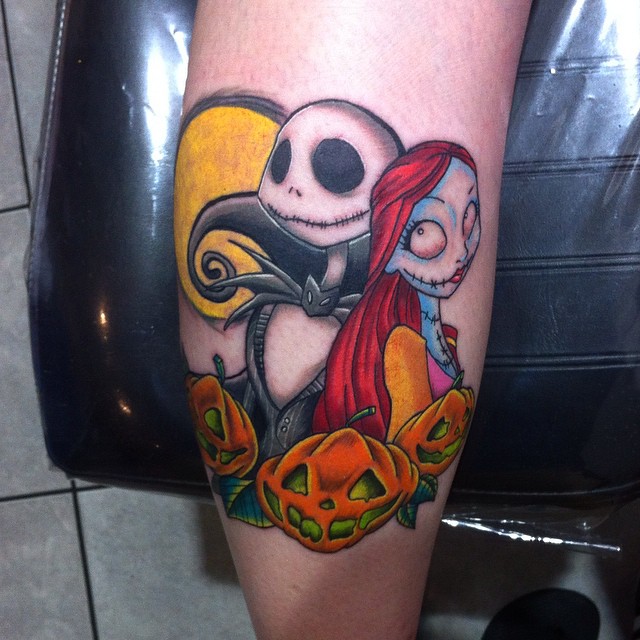 Jack and Sally Tattoo