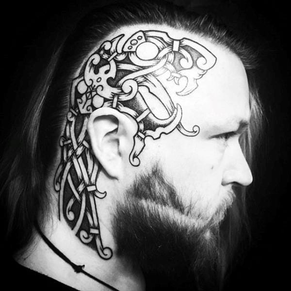 head tattoo