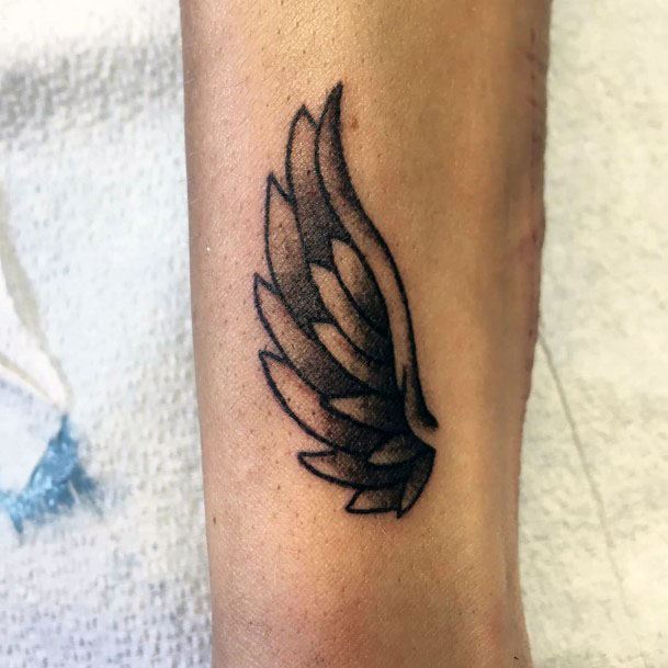 Tiny Angel Wings Tattoo