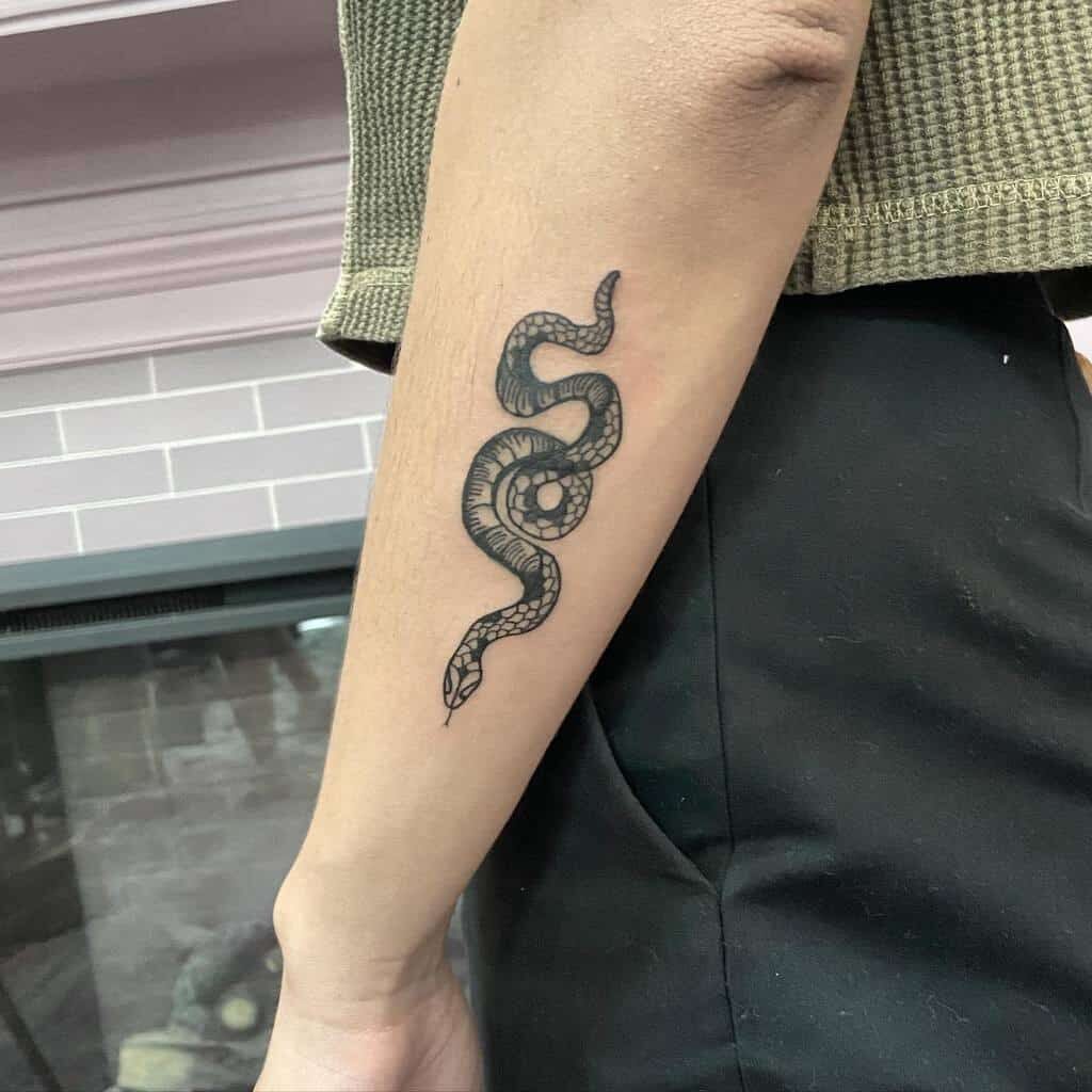 Snake Arm Tattoo