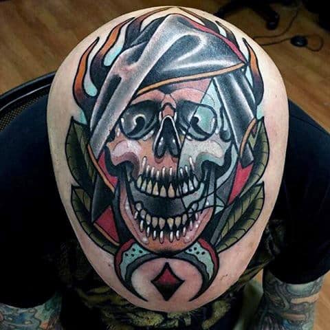 head tattoo