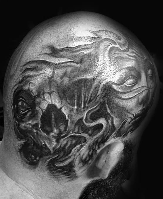 head tattoo