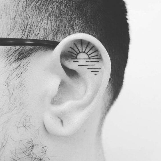 men small tattoo