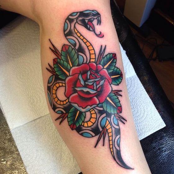 Snake Arm Tattoo