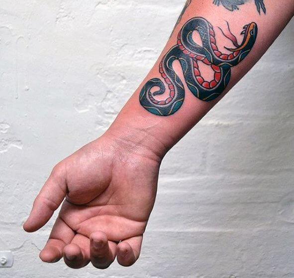 Snake Arm Tattoo