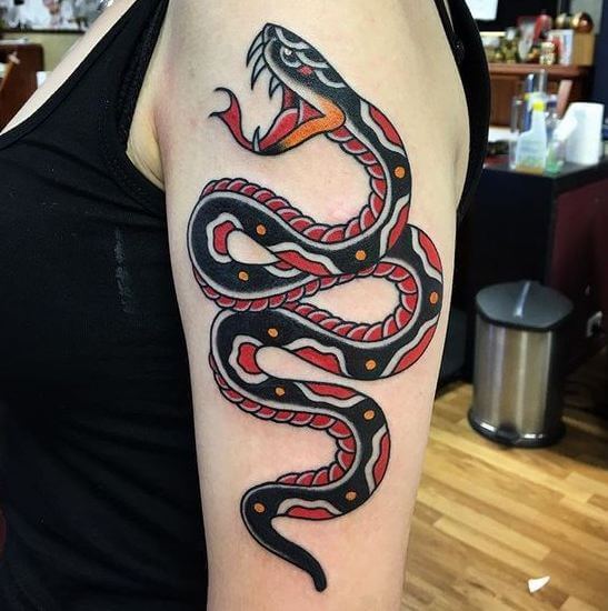 Snake Arm Tattoo