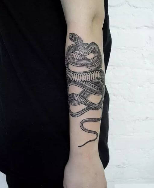 Snake Arm Tattoo