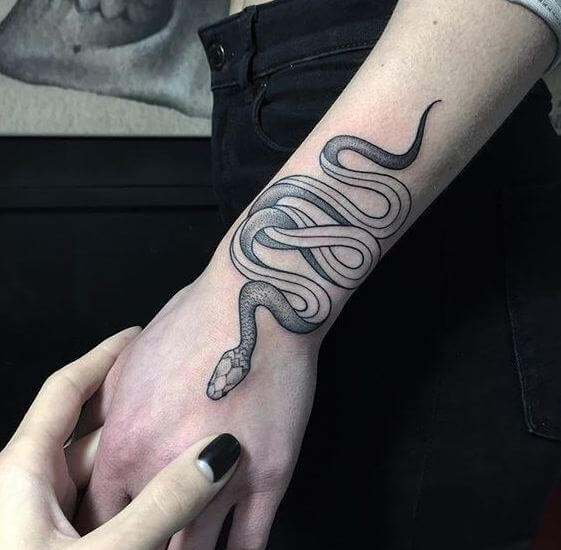 Snake Arm Tattoo