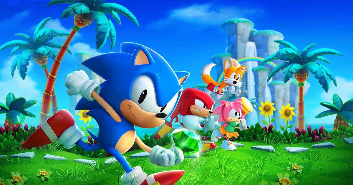 sonic superstars key art