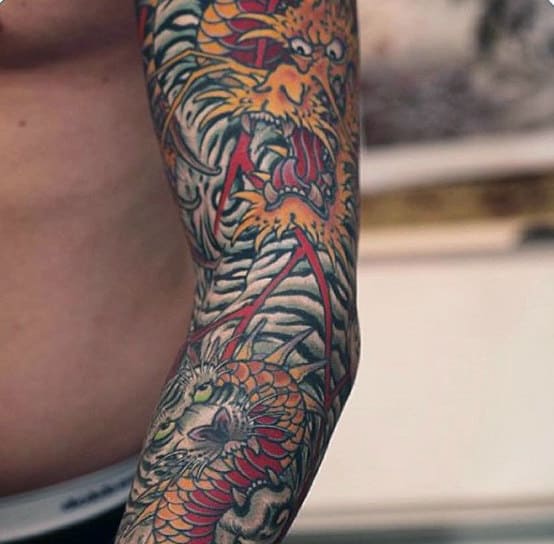 Japanese sleeve Tattoo