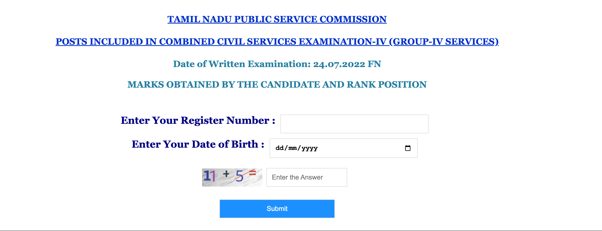 TNPSC Group 4 Result 2022-23 Out, Check குரூப் 4 Marks