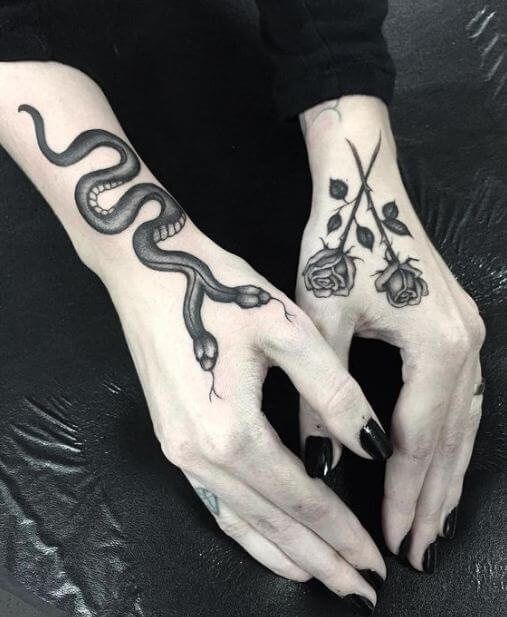 Snake Arm Tattoo