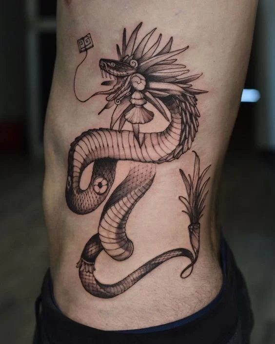 Medieval Dragon Tattoo