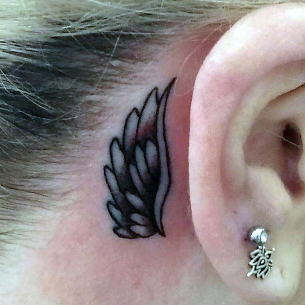 Tiny Angel Wings Tattoo