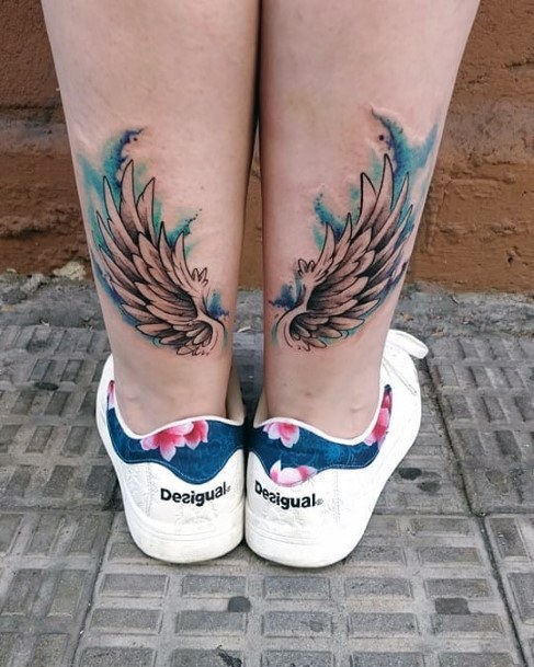 Tiny Angel Wings Tattoo