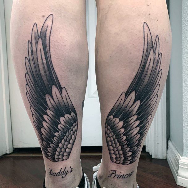 Tiny Angel Wings Tattoo