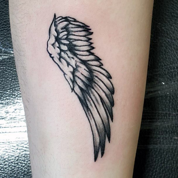 Tiny Angel Wings Tattoo