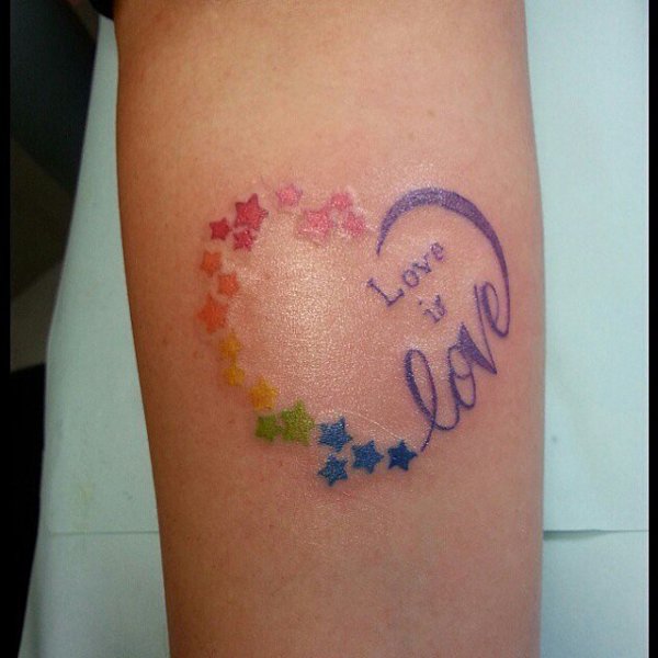 Bi Pride Tattoo