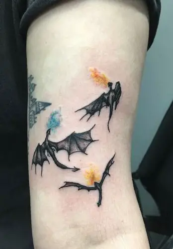 Medieval Dragon Tattoo