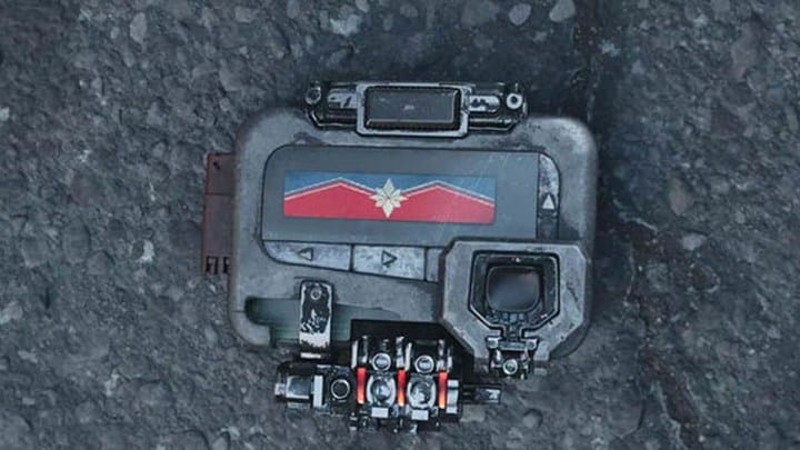 Nick Fury's pager at the end of Avengers: Infinity War.