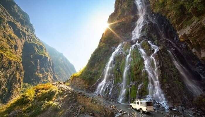 Roadside Waterfall