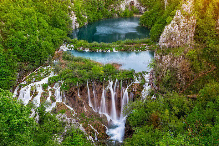 Plitvice lakes in Croatia