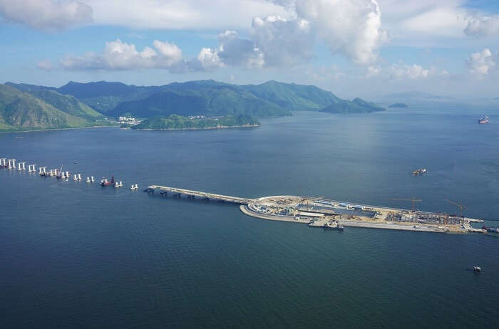 Construction of Hong Kong Macau Bridge