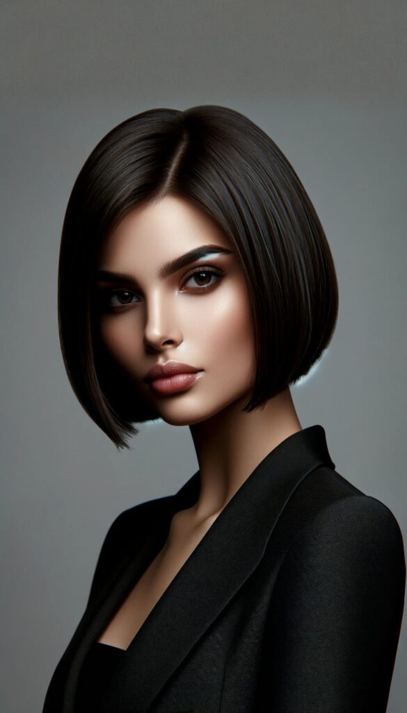 blunt bob short haircut