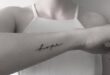 50 Meaningful One Word Tattoo Ideas For Men Or Women