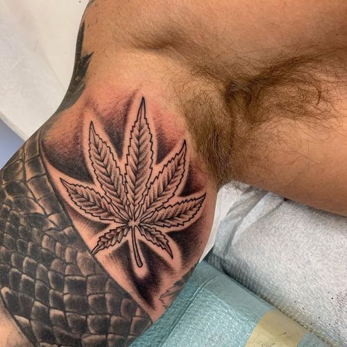 Pot Leaf Tattoo