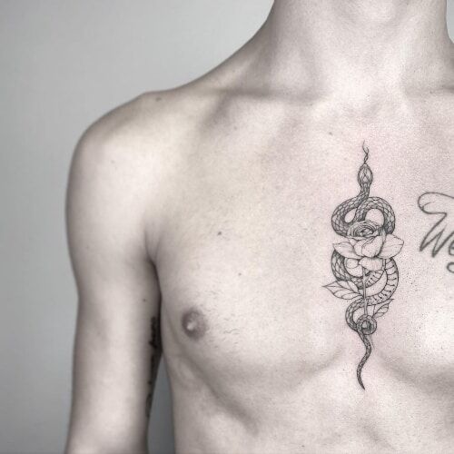 Snake Tattoo (was living art)