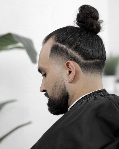 Long Hair with Fade