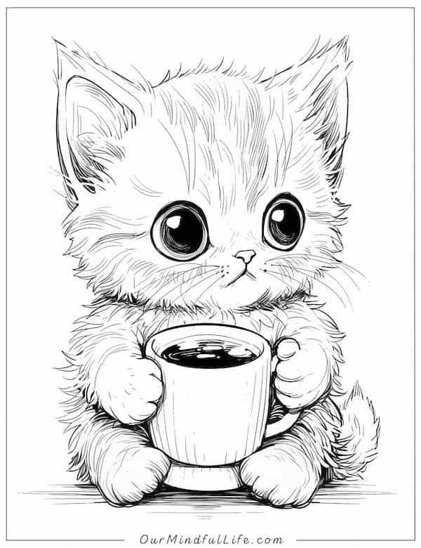 Coffee and cat