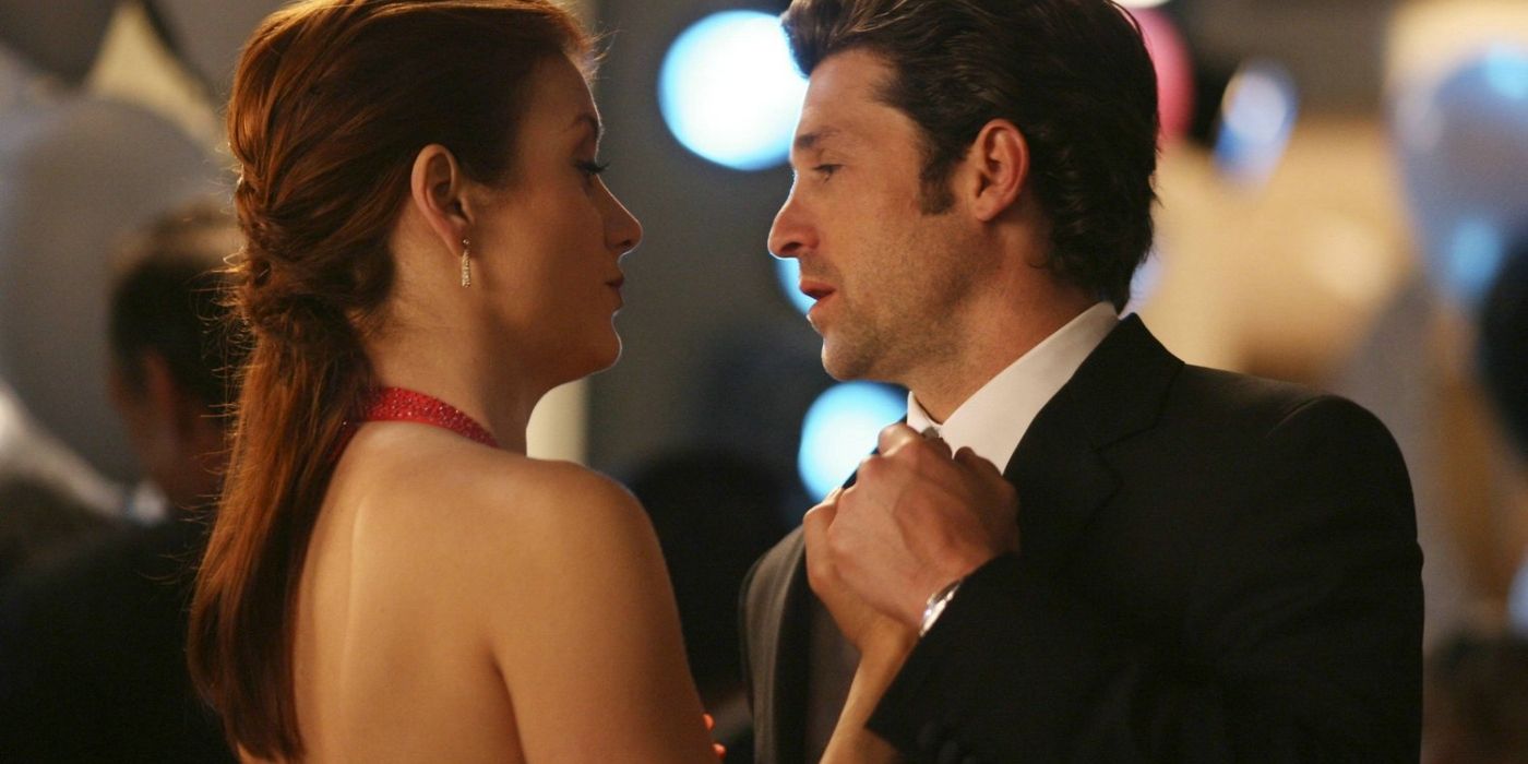 Addison dancing with Derek in Grey's Anatomy